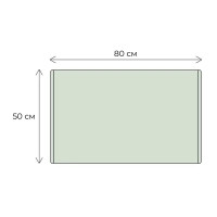 Коврик для ванной Fixsen Musk 50x80 см цвет светло-серый