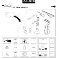 Стеклоочиститель Karcher WV 2 BE 3.6 В ширина резиновой щетки 28 см