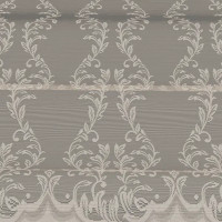 Тюль на ленте для кухни Лиана 250x160 см цвет экрю