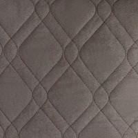 Покрывало 220x240 см замша цвет кофейный