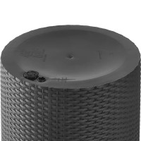Кашпо для цветов Prosperplast Rato Round ø40 h37.5 см v37.65 л пластик венге