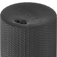 Кашпо для цветов Prosperplast Rato Tubus ø40 h76.3 см v64 л пластик венге
