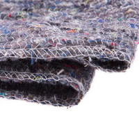 Тряпка для пола 60x70 см хлопок с полиэстером цвет серый