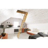 Лестница чердачная складная с секциями Classic 60x120x280 см