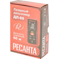 Дальномер лазерный Ресанта ДЛ-60 с дальностью до 60 м