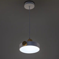 Люстра подвесная светодиодная Ritter Scandia 52077 1 14 Вт 4 м² регулируемый белый свет цвет белый/ дерево