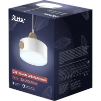 Люстра подвесная светодиодная Ritter Scandia 52077 1 14 Вт 4 м² регулируемый белый свет цвет белый/ дерево