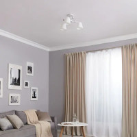 Люстра потолочная Escada 697/3P, 3 лампы, 9 м², цвет белый