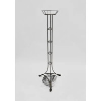 Стойка для цветов Ирис-5 43x38x118 см металл цвет черный