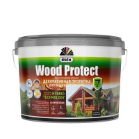 Пропитка для дерева Dufa Wood Protect полуматовая орех 9 л