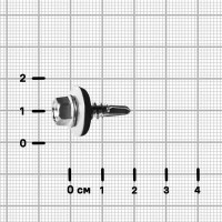 Саморезы кровельные по металлу с пресс-шайбой со сверлом 5.5x19 мм 1 кг