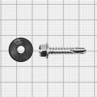 Саморезы кровельные по металлу Dilwis с пресс-шайбой со сверлом 5.5x25 мм 1 кг