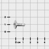 Саморезы универсальные с пресс-шайбой Standers оцинкованные 4.2x13 мм 1 кг