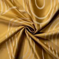 Штора на ленте Glamour 200x300 см цвет золото