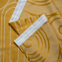 Штора на ленте Glamour 200x300 см цвет золото
