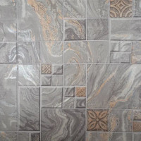 Обои виниловые Palitra Home Marmill серые 0.53 м HC11047-44