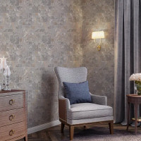 Обои виниловые Palitra Home Marmill серые 0.53 м HC11047-44