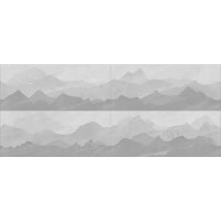Плитка настенная Gracia Ceramica Fog 25x60 см 1.2 м² матовая с sugar эффектом цвет серый горы