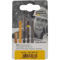 Бита Felo 02440036 HEX4x25 мм, 2 шт.