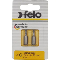 Бита Felo 02610036 T10x25 мм, 2 шт.