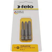 Набор бит Felo 03293116, 3 шт.