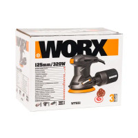 Эксцентриковая шлифмашина Worx WT651, 300 Вт, 125 мм