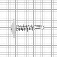 Саморезы по металлу сверло 4.2x16 мм 28 шт. RAL 9003