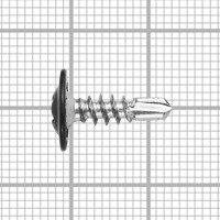 Саморезы по металлу сверло 4.2x13 мм 32 шт. RAL 7024