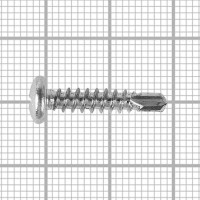 Саморезы по металлу оцинкованные 3.9x19 мм 240 шт.