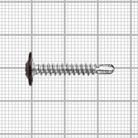 Саморезы по металлу сверло 4.2x25 мм 20 шт. RAL 8017