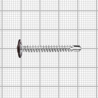 Саморезы по металлу сверло 4.2x32 мм 16 шт. RAL 8017