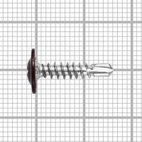 Саморезы по металлу сверло 4.2x16 мм 280 шт. RAL 8017