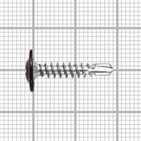 Саморезы по металлу сверло 4.2x19 мм 240 шт. RAL 8017