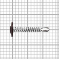 Саморезы по металлу сверло 4.2x25 мм 200 шт. RAL 8017