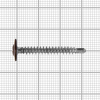 Саморезы по металлу сверло 4.2x32 мм 160 шт. RAL 8017