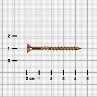 Саморезы по дереву конструкционные 4x45 мм 16 шт.