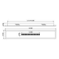 Люстра потолочная светододная Shine FR6105CL-L40B цвет черный