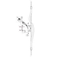 Светильник настенный светодиодный бра Fancy FR6059WL-L28B цвет черный
