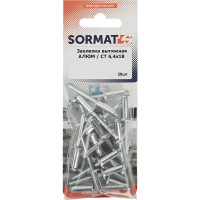 Заклепка вытяжная Sormat 6.4x18 мм, 20 шт.