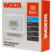 Прожектор светодиодный уличный SMD Wolta WFL-10W/08W 10 Вт 5700 К нейтральный белый свет