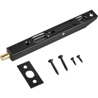 Шпингалет торцевой EDS-401-140 цвет черный