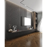 Панель стеновая Decor-Dizayn 904-70 10x150x3000 мм темно-серый