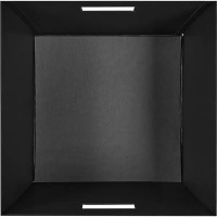 Коробка складная для хранения 30x31x31 см картон черный 2 шт