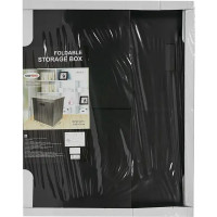 Коробка складная для хранения 30x31x31 см картон черный 2 шт