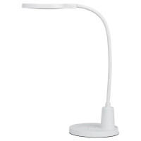 Настольная лампа светодиодная Эра LED-501-10W-W нейтральный белый свет цвет белый, с регулировкой яркости