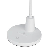 Настольная лампа светодиодная Эра LED-501-10W-W нейтральный белый свет цвет белый, с регулировкой яркости