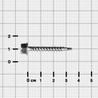 Саморезы по дереву оцинкованные 4.8x35 мм 6 шт.