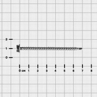 Саморезы по дереву оцинкованные 4.8x70 мм 4 шт.