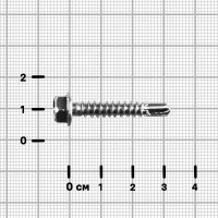 Саморезы по дереву оцинкованные 5.5x32 мм 6 шт.