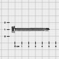 Саморезы по дереву оцинкованные 5.5x51 мм 4 шт.